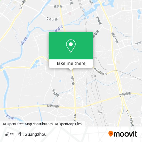 岗华一街 map