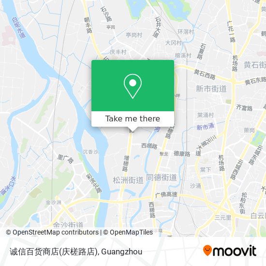 诚信百货商店(庆槎路店) map