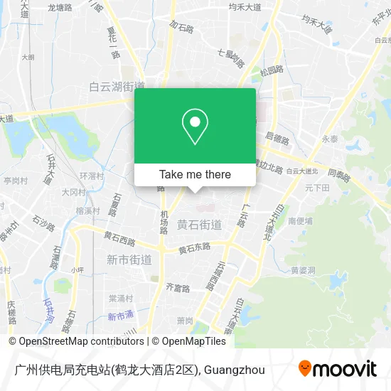 广州供电局充电站(鹤龙大酒店2区) map