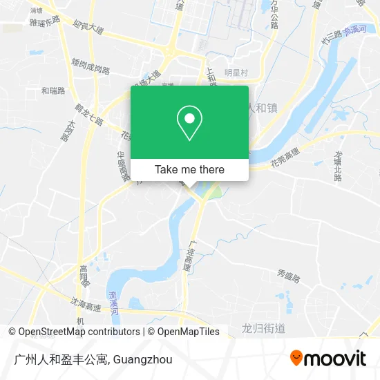 广州人和盈丰公寓 map