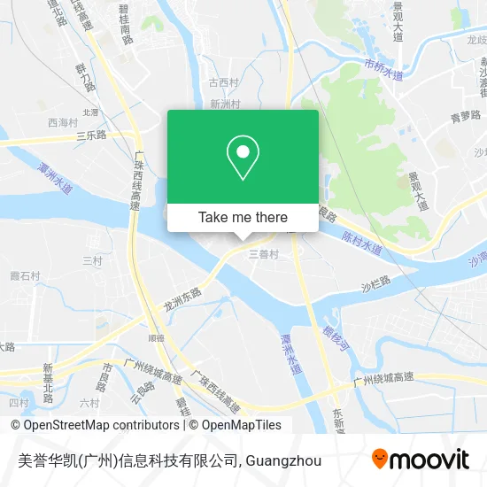 美誉华凯(广州)信息科技有限公司 map