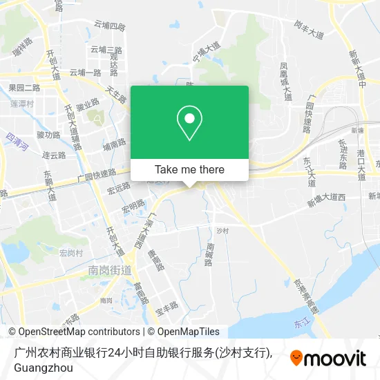 广州农村商业银行24小时自助银行服务(沙村支行) map