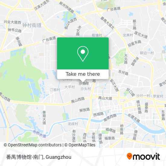 番禺博物馆-南门 map