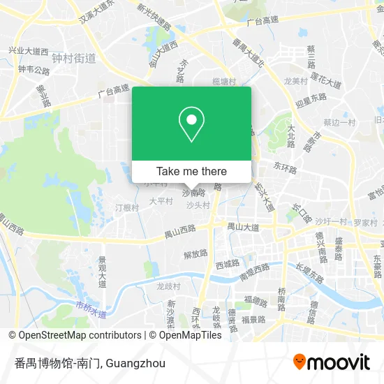 番禺博物馆-南门 map