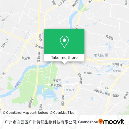 广州市白云区广州诗妃生物科技有限公司 map