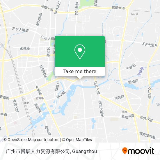 广州市博展人力资源有限公司 map