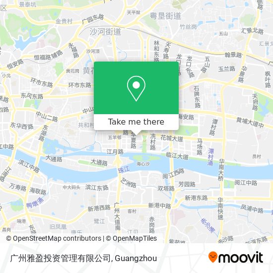 广州雅盈投资管理有限公司 map