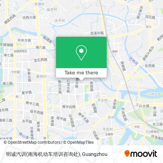 明诚汽训(南海机动车培训咨询处) map