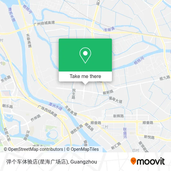 弹个车体验店(星海广场店) map