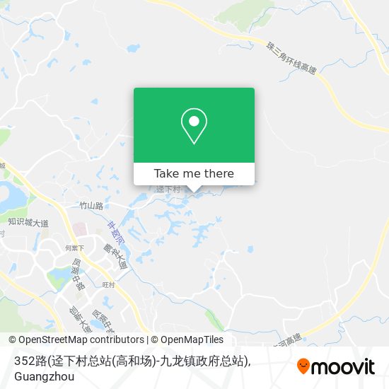352路(迳下村总站(高和场)-九龙镇政府总站) map