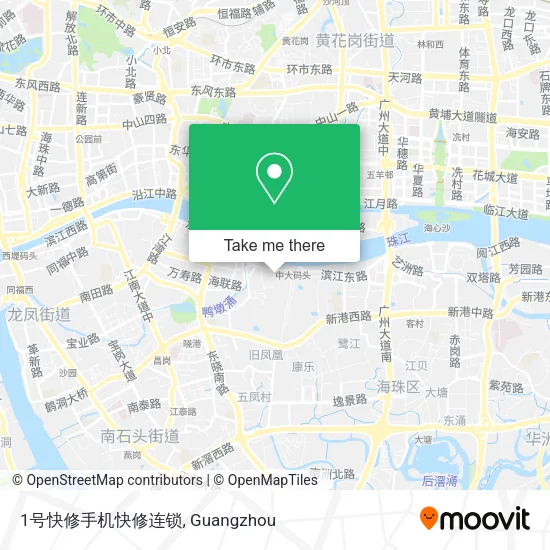1号快修手机快修连锁 map