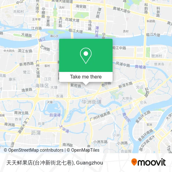 天天鲜果店(台冲新街北七巷) map