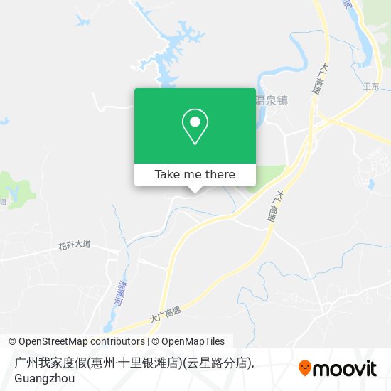 广州我家度假(惠州·十里银滩店)(云星路分店) map