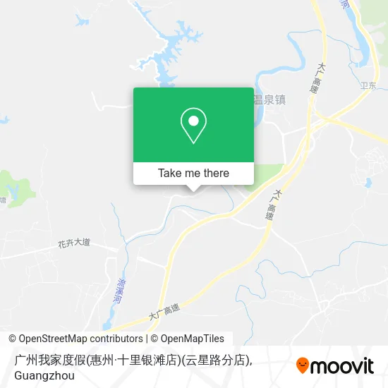 广州我家度假(惠州·十里银滩店)(云星路分店) map