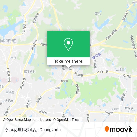 永恒花屋(龙洞店) map