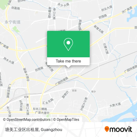 塘美工业区出租屋 map
