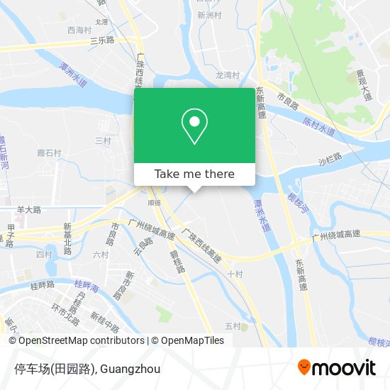 停车场(田园路) map