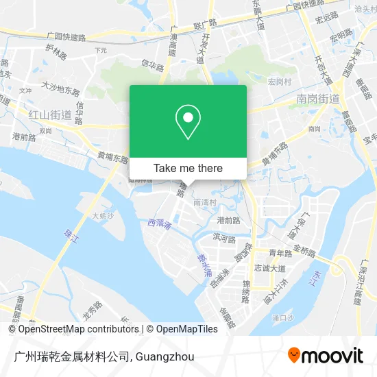 广州瑞乾金属材料公司 map