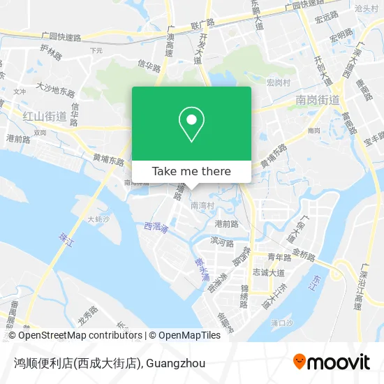 鸿顺便利店(西成大街店) map