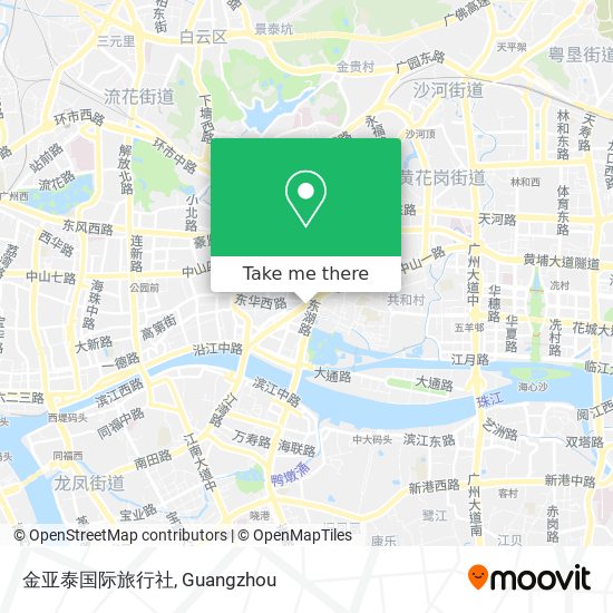 金亚泰国际旅行社 map