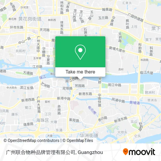 广州联合物种品牌管理有限公司 map