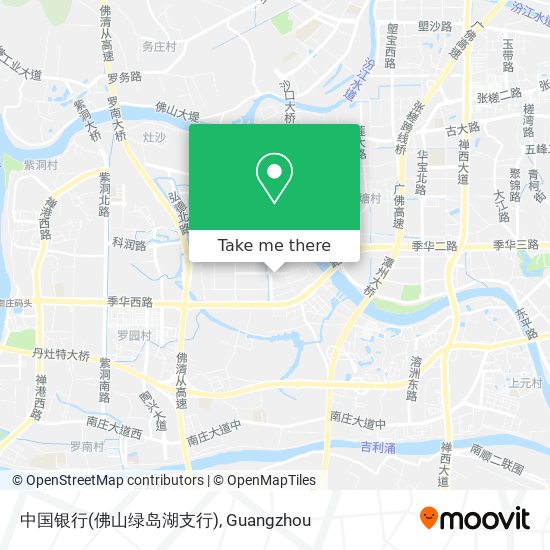 中国银行(佛山绿岛湖支行) map