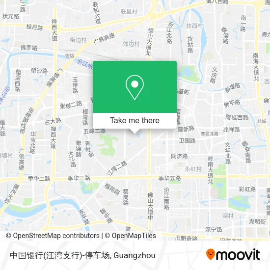 中国银行(江湾支行)-停车场 map