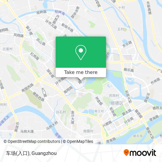 车场(入口) map