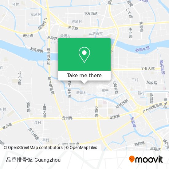 品香排骨饭 map