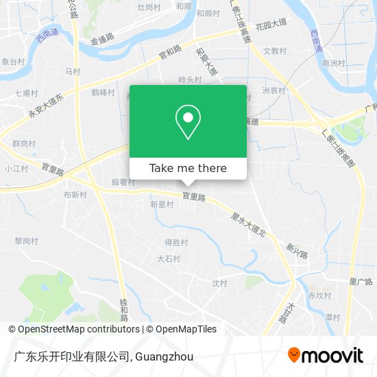 广东乐开印业有限公司 map
