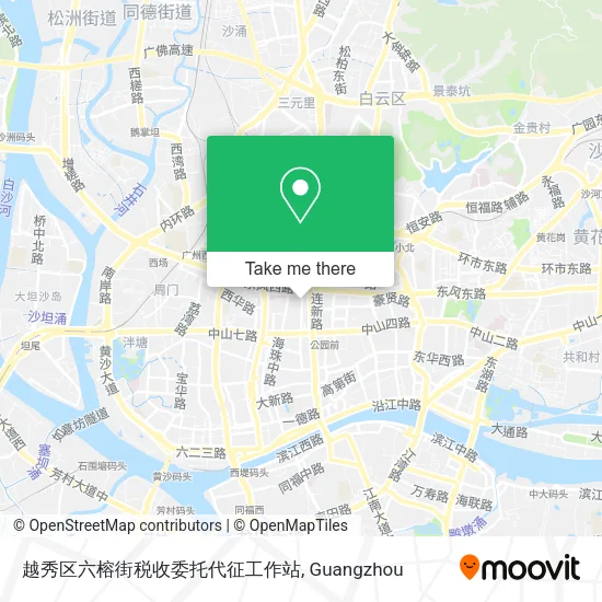 越秀区六榕街税收委托代征工作站 map