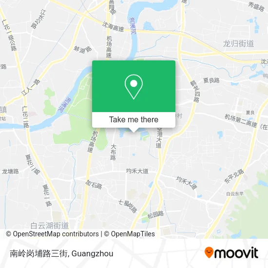 南岭岗埔路三街 map