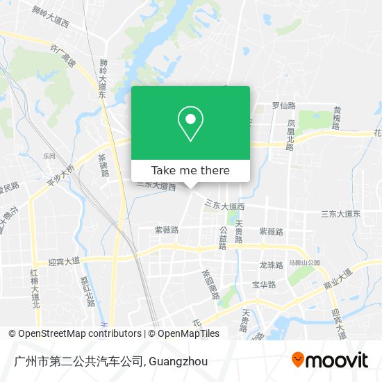 广州市第二公共汽车公司 map