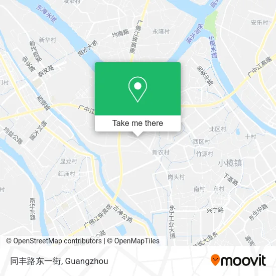 同丰路东一街 map
