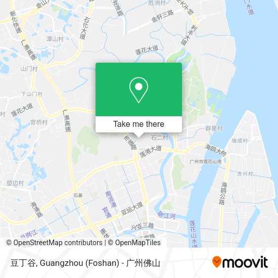 豆丁谷 map