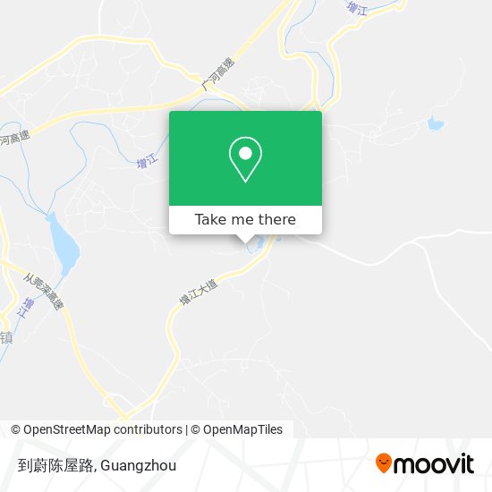 到蔚陈屋路 map