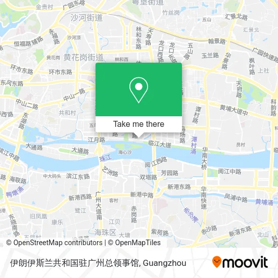 伊朗伊斯兰共和国驻广州总领事馆 map