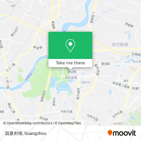 园夏村南 map