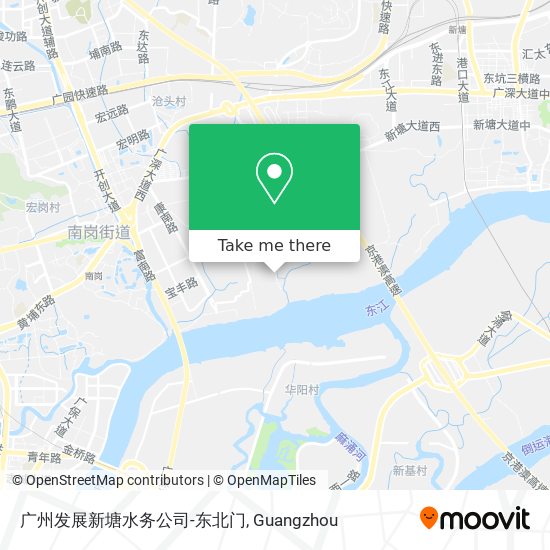 广州发展新塘水务公司-东北门 map