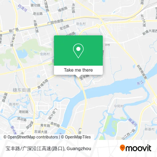 宝丰路/广深沿江高速(路口) map