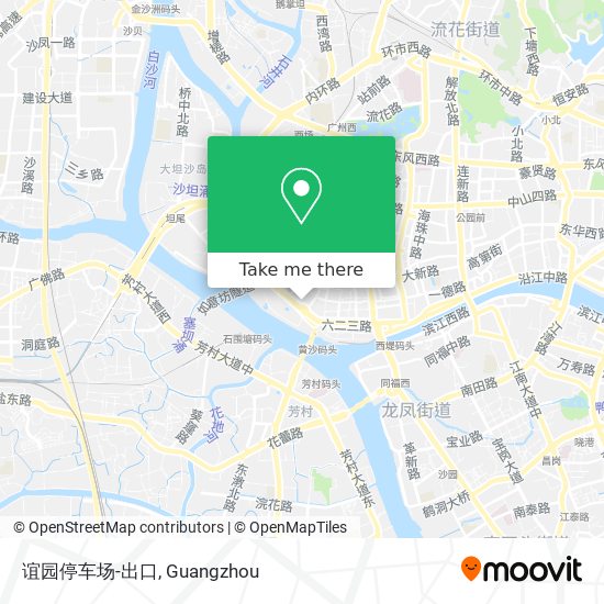 谊园停车场-出口 map