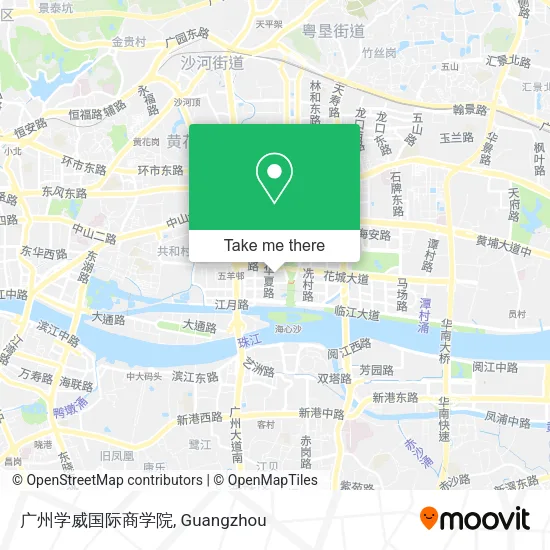 广州学威国际商学院 map