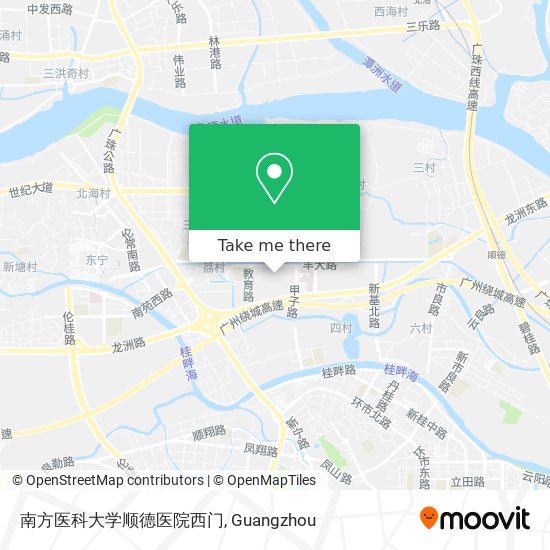 南方医科大学顺德医院西门 map