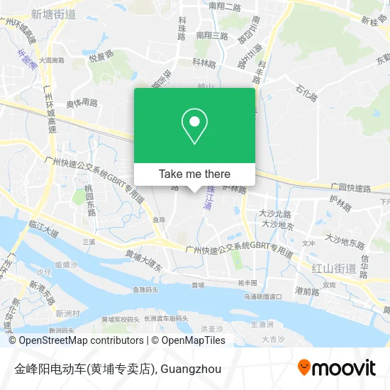 金峰阳电动车(黄埔专卖店) map