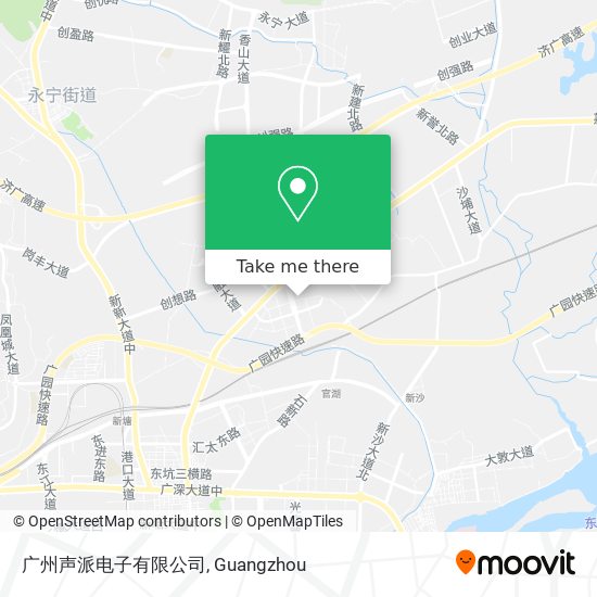 广州声派电子有限公司 map
