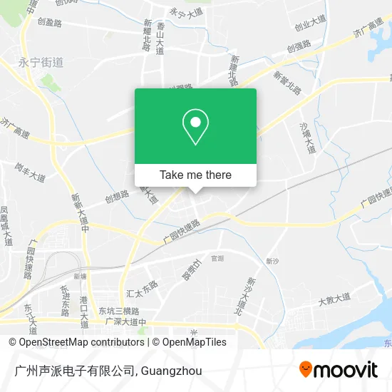 广州声派电子有限公司 map