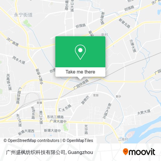 广州盛枫纺织科技有限公司 map