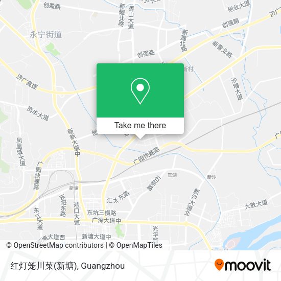 红灯笼川菜(新塘) map