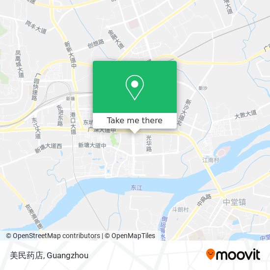 美民药店 map