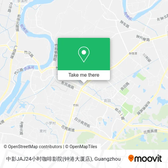中影JAJ24小时咖啡影院(钟港大厦店) map